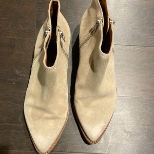 All Saints Yuree Boots Ankle Booties Suede